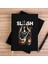 Slash Guitarist Skull Logo Siyah Çizgisiz Kanvas Defter Çizgisiz 1