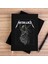 Metallica Lisbon Siyah Çizgisiz Kanvas Defter Çizgisiz 1