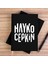 Hayko Cepkin Text Siyah Kanvas Defter Çizgisiz 1