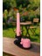 Güllü Set Mum (Pembe) 4