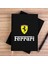 Ferari In Italy Siyah Kanvas Defter Çizgisiz 1
