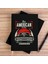 Amerikan Muscle Car Siyah Kanvas Defter Çizgisiz 1