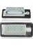 A3 S3 8p A4 B6 B7 A5 A6 4f A8 S8 C6 Cabriolet Için Beyaz LED Araç Plaka Lambası (Yurt Dışından) 1