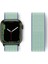 Apple Watch 42MM Hasırlı Cırtcırtlı Kordon - Mavi-Turkuaz 1