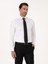 Erkek Beyaz Slim Fit Uzun Kollu Basic Gömlek 50318216-VR013 3