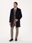 Erkek Lacivert Slim Fit %100 Kaşmir Palto 50314889-VR033 4