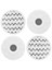 Bissell Spinwave Için 4pcs Paspas Pedleri Smartseam Ovma Buhar Paspası 3897A 3712C 3712W Dönen Paspas Yedek Pedi (Yurt Dışından) 3