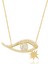 Emılıano Jewellery Silver 925 Ayar Zirkon Taşlı Göz Kolye 1