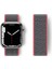 Apple Watch 38MM Hasırlı Cırtcırtlı Kordon - Pembe 1