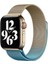 Apple Watch 38MM Metal Mıknatıslı Kordon - Metalik Gold-Mavi 1
