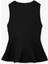 Regular Fit Kolsuz Peplum Bluz 2