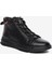 Erkek Siyah Hakiki Deri Sneaker Bot 5K1CB14361 2