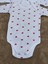3'lü Kalp Desenli Uzun Kollu Çıtçıtlı Bebek Body Zıbın 3
