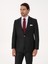Erkek Siyah Slim Fit %100 Yün Mikro Desenli Takım Elbise 50316395-VR046 3