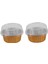 200PCS Tek Kullanımlık Alüminyum Folyo Pişirme Bardakları Krem Brulee Tatlı Oval Şekil (Yurt Dışından) 1