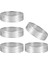 5 Pcs Dairesel Gözenekli Tart Halkası Alt Tower Pasta Kek Kalıp Pişirme Aletleri Isıya Dayanıklı Delici Kek Musse Halkası 8cm (Yurt Dışından) 1