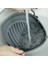 Hava Fritöz Silikon Plaka Yeniden Kullanılabilir Hava Fritöz Pişirme Aksesuarları Katlanabilir 8 5in Airfryer Alet Pişirme Kalıp Siyah (Yurt Dışından) 4