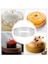 24PCS Dairesel Gözenekli Tart Halkası Alt Kule Pasta Kek Kalıp Pişirme Aletleri Isı Dayanıklı Deligarlı Kek Muse Halkası 10CM (Yurt Dışından) 5