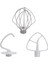 K45DH Hamur Kancası K45B Kaplamalı Düz Çırpıcı K45WW Tel Kırbaç Mutfak Yardımı Için 4 5qt 5 Qt Kasesi ile Stand Mikser Için Uygun (Yurt Dışından) 1