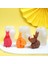3pcs Tavşan Yumurta Aromaterapi Mum Silikon Kalıp Paskalya Alçı Tavşan Süslemesi Damla Kalıp Diy Tavşan Mum Yapımı Kalıp (Yurt Dışından) 3