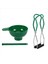 Canning Kit Kavanoz Kaldırıcı Geniş Ağız Konserve Kavanozlar Için Canning Huni Kapağı Değnek Anti-Scald Mutfak Araçları (3pcs Yeşil) (Yurt Dışından) 2