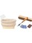 2 Paket 10 Inç Oval Şekilli Ekmek Prova Sepeti ve 1set Ekmek Fırıncıları Kesici Kesme Aleti Hamur Yapımı Jilet Ahşap Sap (Yurt Dışından) 1