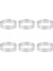 30PCS 6cm Tart Halkası Paslanmaz Çelik Tartlet Kalıp Kesici Pasta Halkası Isıya Dayanıklı Deli Delici Kek Kalıpları (Yurt Dışından) 5