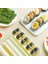 2x Suşi Üreticisi Pirinç Kalıbı Japanse Kek Kalıp Çok Fonksiyonel Kalıp Suşi Yapan Kit Square Sushi Kalıp B (Yurt Dışından) 2