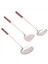 3x Wok Spatula ve Ladle Skimmer Ladle Aracı Seti Wok Için 17INCHES Spatula 304 Paslanmaz Çelik Wok Spatula (Yurt Dışından) 3