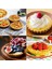 8pcs 4IN/10CM Mini Pasta Çörek Tavalar Yapışmaz Tart Quiche Flan Tava Kalıp Çıkarılabilir Gevşek Alt Yuvarlak Fırın Yazılımı (Yurt Dışından) 3