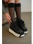 Kadın Doren Kalın Tabanlı Spor Bot - Siyah 3