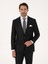 Erkek Siyah Slim Fit Yün Karışımlı Mikro Desenli Klasik Ceket 50310061-VR046 1