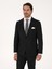 Erkek Siyah Slim Fit Yün Karışımlı Mikro Desenli Klasik Ceket 50310061-VR046 3