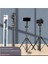 Taşıma Çantalı Uzaktan Kumandalı 215 cm Tripod Telefon, Kamera ve Işık Uyumlu Selfie Çubuğu 5