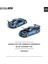 1:64 Mazda Rx-7 Re Amemiya Widebody Blue Chrome – Diecast Metal Model Araba 1