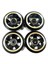 4pcs Pirinç 1 0 Beadlock Wheel Jant Tekerlek Hub Monsefe Ağırlık Eksenel SCX24 1/24 Rc Paletli Araba Yükseltmeleri Parçalar Siyah (Yurt Dışından) 1
