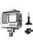 Su Geçirmez Muhafazalar Gopro Hero Için Kafes 9 10 11 Alüminyum Alaşım Kılıfı 40M Ipx8 Sualtı Ithal 9h Temperli Cam (Yurt Dışından) 5