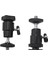 Sıcak Ayakkabı Montajı Adaptörü ile Mini Top Kafası [4 Paket] 360 Derece 1/4 Inç Küçük Top Kafaları Dslr Için Mikro Ballhead Döner (Yurt Dışından) 5