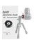 2x Mini Kamera Kelepçesi Qr Kelepçesi 360 Derece Spin Panoramik Kelepçe Dslr Hızlı Serbest Bırakma Arca Isviçre Noktası Için (Yurt Dışından) 5