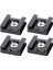 Soğuk Ayakkabı Montajı Alüminyum Adaptör Braketi Kamera Kafesi Flash Ayakkabı Montajı (4 Pc) Için 1/4 Ipliğe Sahip Sıcak Ayakkabı (Yurt Dışından) 1