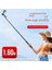 P185 Alüminyum Alaşım 1 6m El Taşıyıcı Zemin Teleskopik Kutup Quadrupod Cep Telefonu Bluetooth Selfie Stick-B (Yurt Dışından) 5