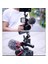 Evrensel Dslr Kamera Teçhizat Üst Tutam LED Işık Mikrofon Metal Peynir Tutma Kavrama (Yurt Dışından) 3