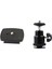 Alüminyum Alaşım Mini Top Kafası 1/4inch Montaj Montaj Braket Adaptörü Tripod Hızlı Serbest Bırakma Plakası (Yurt Dışından) 1