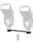 3D Stereoskopik Fotoğraf Dslr Kamera Için 1/4 Vida ile 2pcs 8 Inç Çift Flash Kamera Monte Tripod Braketi (Yurt Dışından) 5