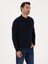 Erkek Lacivert Regular Fit Yün Karışımlı Polo Yaka Basic Triko Kazak 50318855-VR033 3