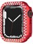 Apple Watch 42MM Taşlı Kasa - Kırmızı 1