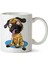 Pug Love Köpek Porselen Kupa Bardak 1