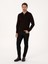 Erkek Kahverengi Slim Fit Basic Kazak 50318620-VR029 4