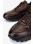 Erkek Hakiki Deri Kahverengi Sneakers & Spor Ayakkabı 298 3236-30219 Erk Ayk SK25-26 Kahve 3