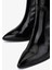 Kadın Deri & Suni Siyah Rugan Topuklu Çizme 33 3334 Bn Czm SK25-26 Sıyah Rugan 3